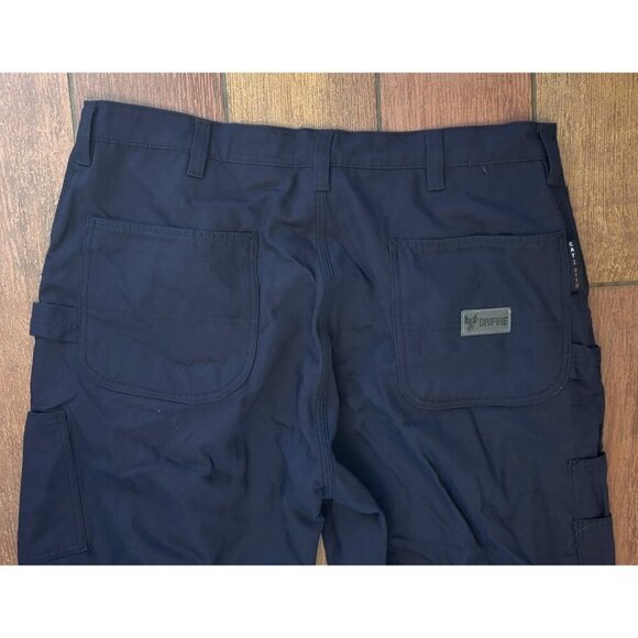 DriFire FR Navy Blue Pants Dungarees Cargo Pants PNTB2SD 38x30 Summer Weight - Picture 11 of 11